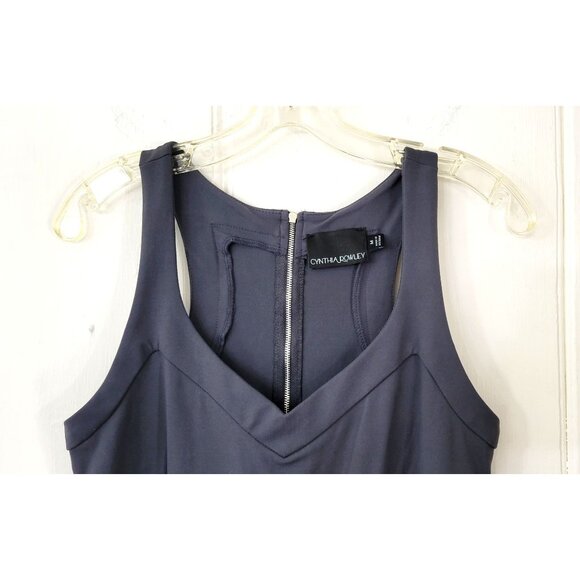 Cynthia Rowley Racer Back Comfort Stretch Jersey Mini Dress Size Medium - Picture 2 of 4